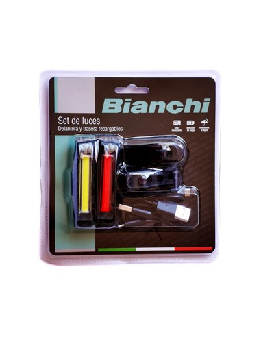 Set de Luces recargable para Bicicleta Bianchi GymPro.cl