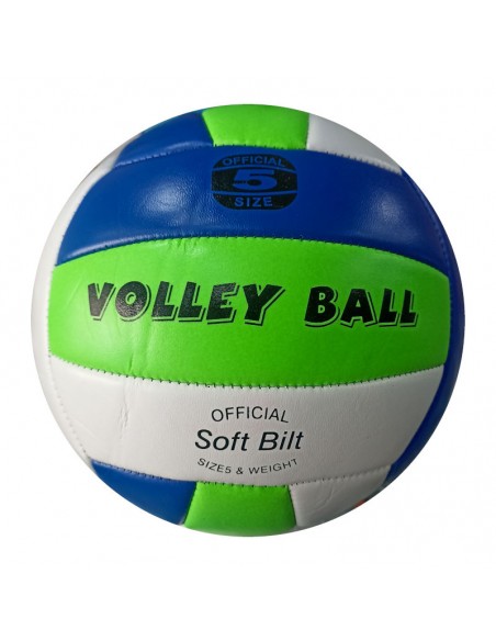 Balón de Volley ball Nº5 Ak-sport Soft Bilt Verde Azul gympro.cl